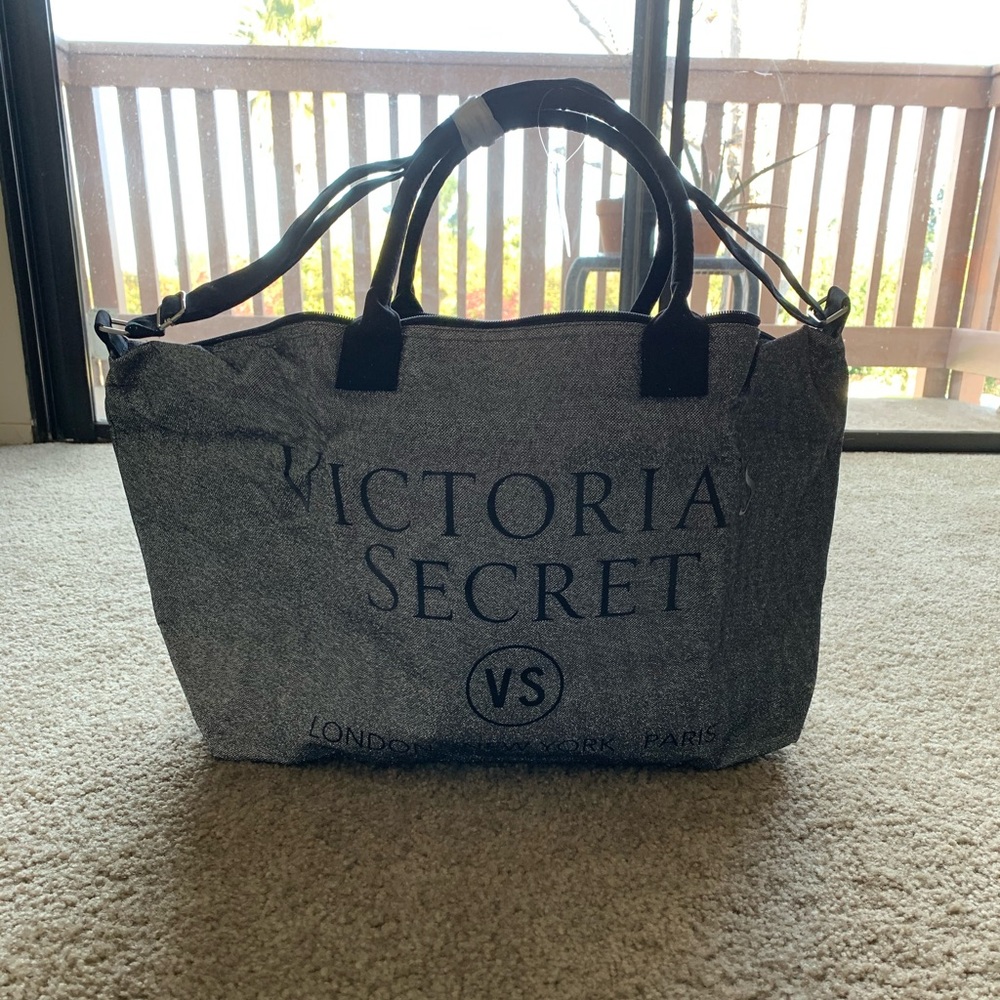 Victoria’s Secret sparkly tote bag
